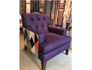 tapissier décorateur nantes 44 fauteuil dossier capitonné